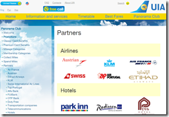Ukraine Airlines Panorama Club air partners
