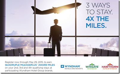 Wyndham 2k United miles 5-2015