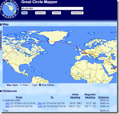 gcmap SFO-ZRH-DXB