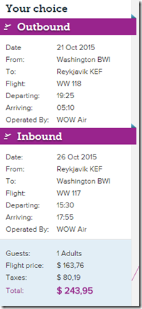 BWI-KEF $244 WOW