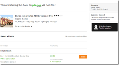 Clarion Orlando Kayak $60