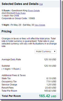 Hyatt Regency Orlando $165.42