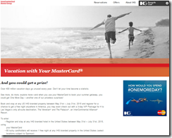 IHG Rewards Club MC summer sweepstakes