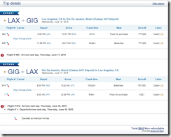 LAX-GIG $642 AA June15