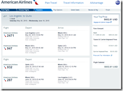 LAX-UIO $603 AA May15