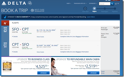 SFO-CPT $706 DL may 15