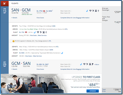 SAN-GCM $399 Delta Sep 15