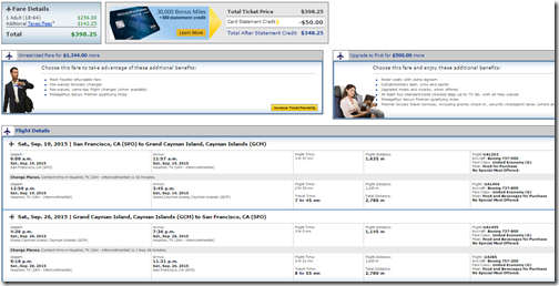 SFO-GCM $399 UA Sep15