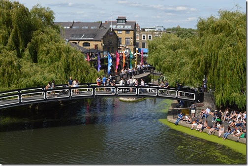 Camden lock crowd