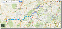 Google Maps Geneva to Clermont-Ferrand