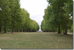 Green Park view of Victoria Monument