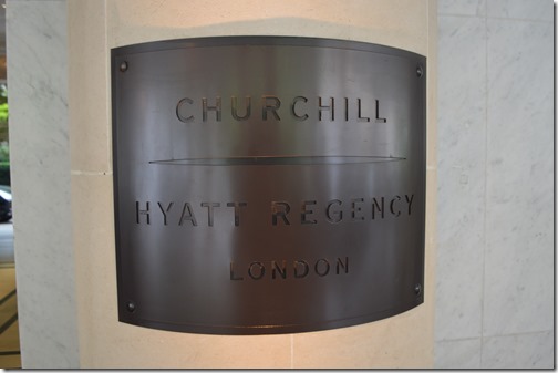 Hyatt Churchill sign