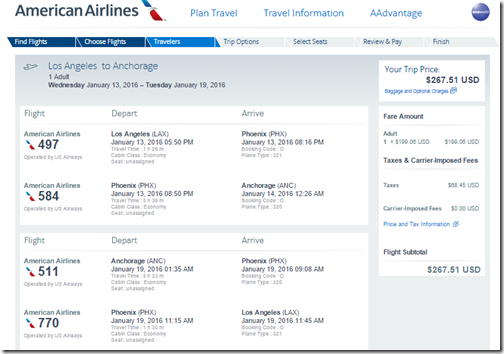 LAX-ANC $268 AA Jan16