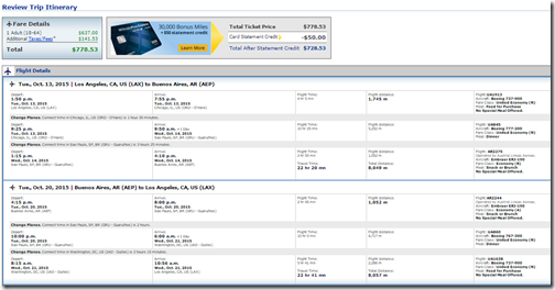 LAX-EZE $779 UA OCt13-20