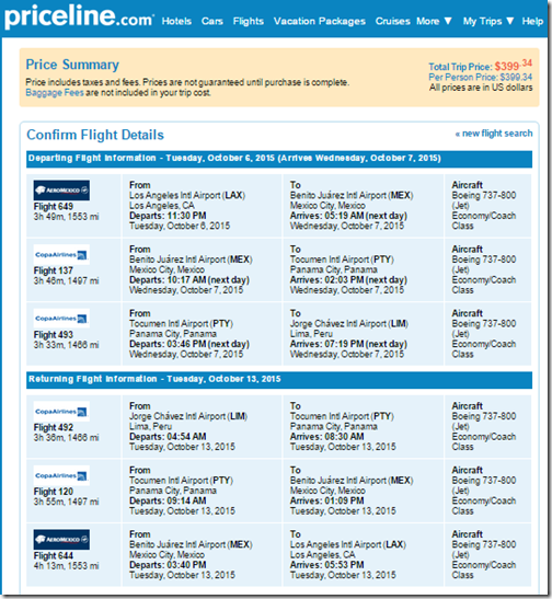 LAX-LIM $399 AM-Copa Oct15