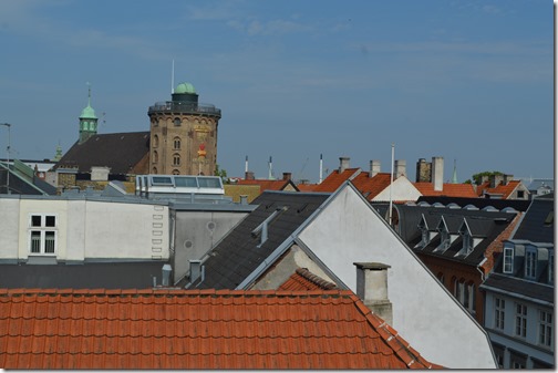 Skt Petri Round Tower view