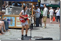 Solo singer Quincy Market