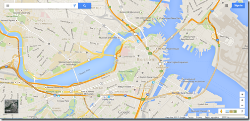 Google Maps Boston