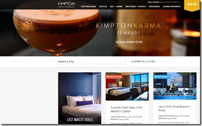 Kimpton Karma Exclusive member rates