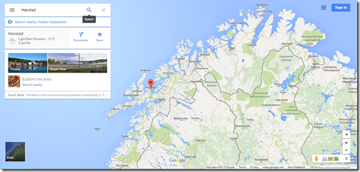 Google Maps Harstad