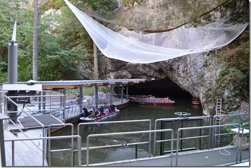 Punkva Cave Tour boat