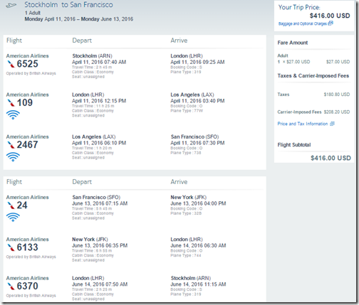 ARN-SFO $416 Apr11-Jun13