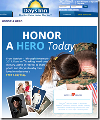 Days Inn Honor a Hero Contest