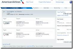 LAX-MCO $186 AA Oct 30-Nov4