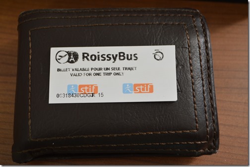 Roissybus ticket