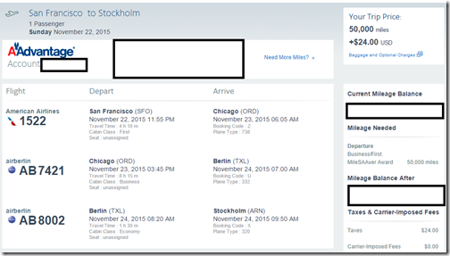 SFO-BMA AA ow award 50K   $24 Nov22