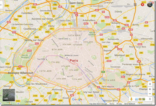 Google Maps Paris