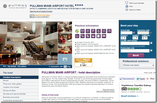 Pullman Miami Airport