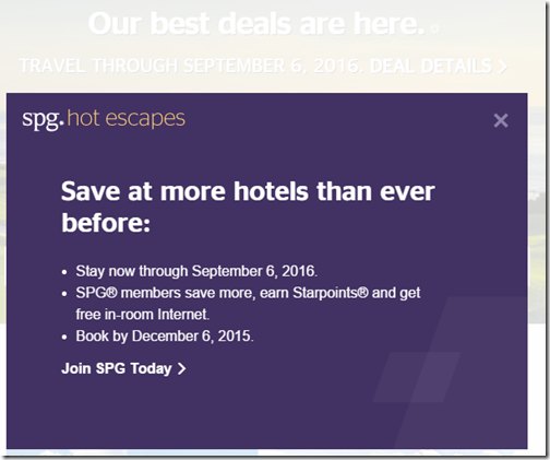 SPG Hot Escapes best deals-2