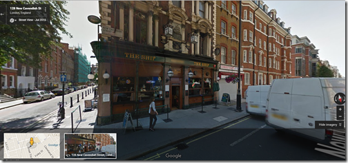 London The Ship pub Google image