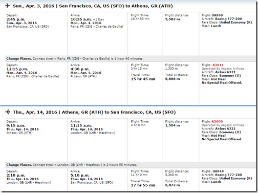 SFO-ATH $703 UA Apr3-14