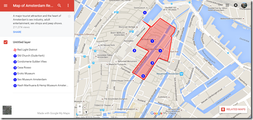 Google Maps Red Light District