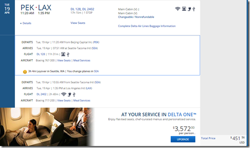 LAX-HKG-PEK-2 $451 DL