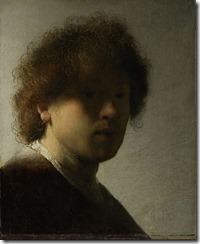 Rembrandt as a young man