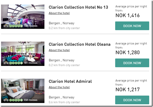Clarion Hotels Bergen