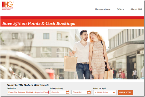 IHG Rewards Club 15% off P-C rates