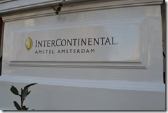 InterContinental Amsterdam sign