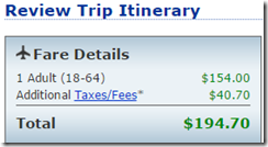 LAS-FLL UA $194 fare