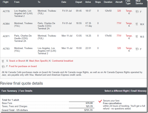 LAX-CDG $792 AC Jul1-11