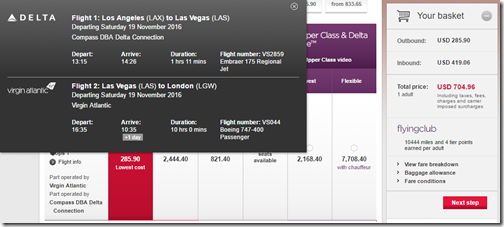 LAX-LGW VS-1 $705 Nov 19-27