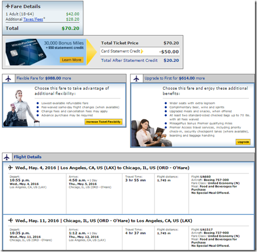 LAX-ORD $70 May4-11