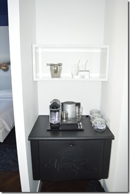 Andaz Minibar and Coffee