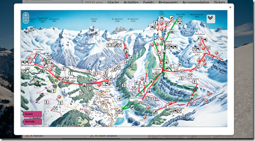 Engelberg ski resort lift map