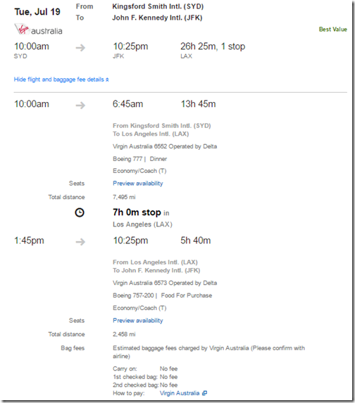 JFK-SYD-2 DL $680