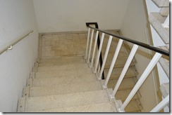 Ramada stairs to gym