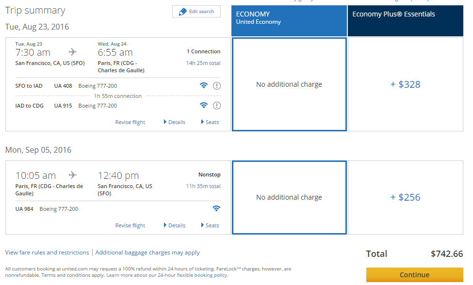 United and Delta SFO to France on Sale $739 Aug-Jan, even Christmas ...